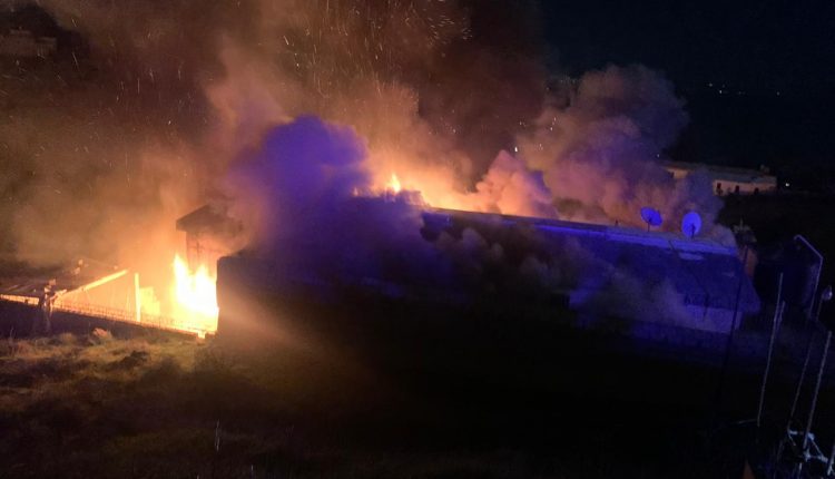 Incendio en Primo Tapia