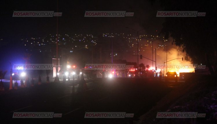 explosion de pipa en rosarito