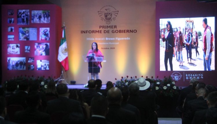 1er Informe Araceli Brown