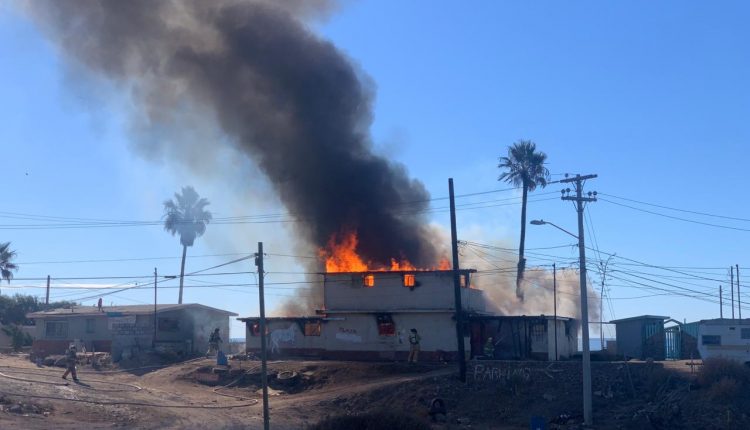 incendios en Rosarito