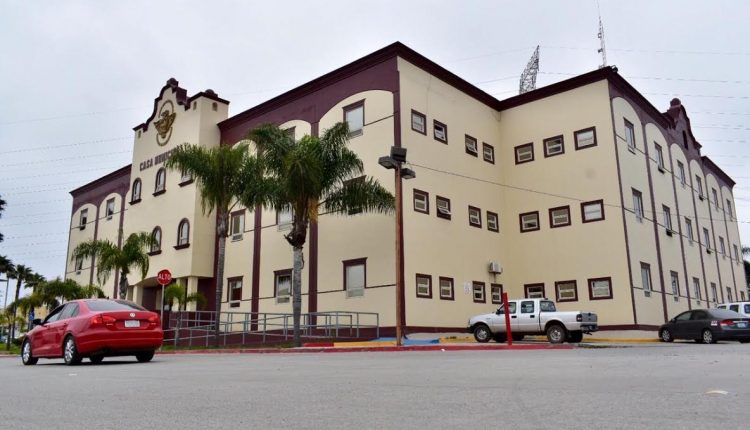 Casa municipal, navidad, labores