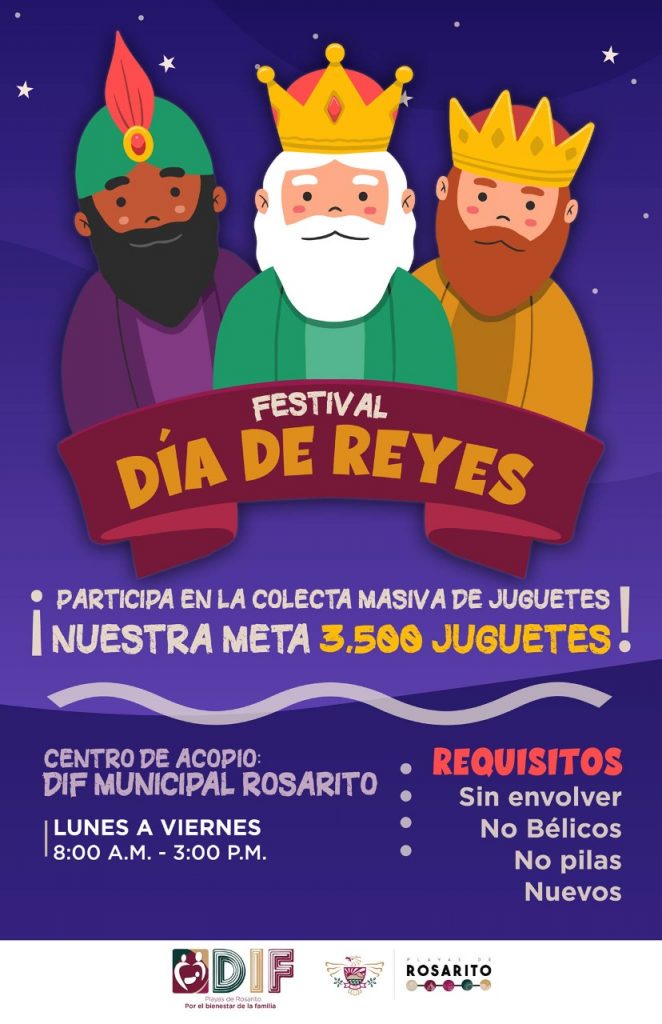 Donaciones, día de reyes magos, colecta