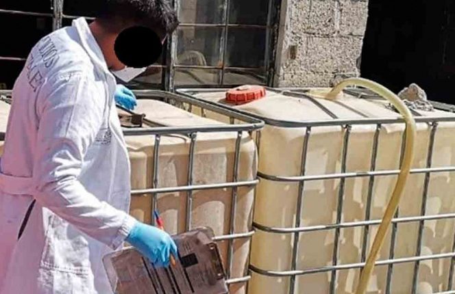 Huachicoleros, bodega, (PGR)