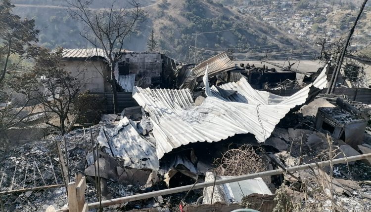 Incendio, Tandeos, condicion Santa Ana