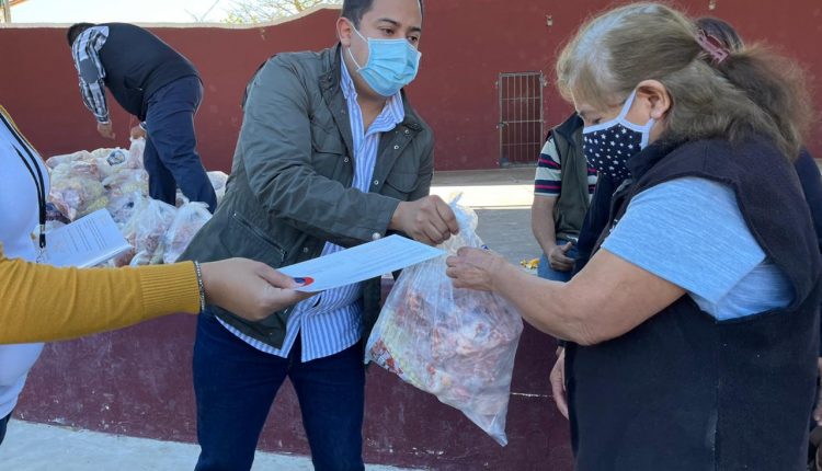 cena navideña, apoyos, familias