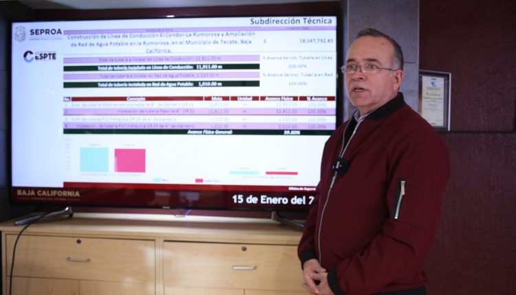 CESPTE, obra, construcción, la rumorosa