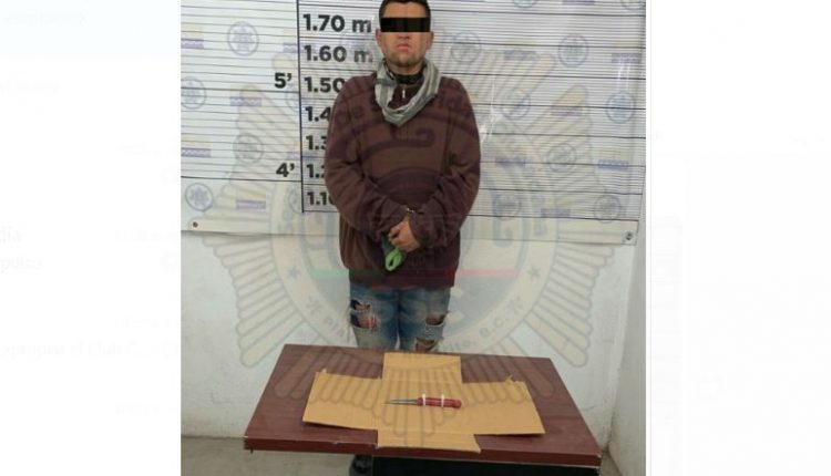 Detenido, joven, arma blanca, navaja