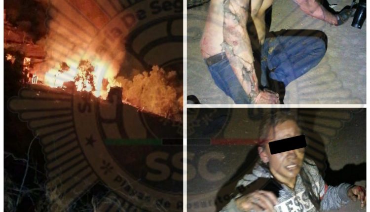 Incendio, bomberos, lesiones, SSC