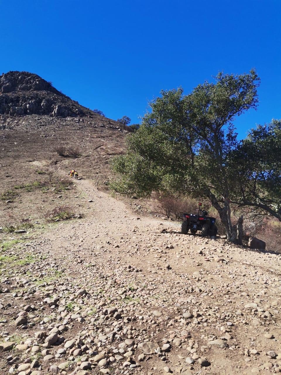 Protección Civil, extraviado, bomberos, cerro