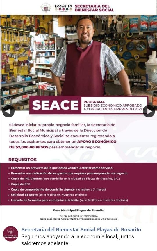  Apoyos económicos, emprendedores, negocios
