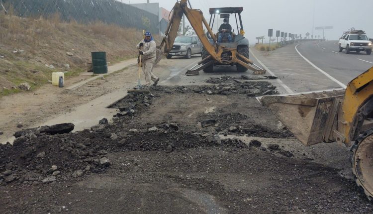 Bacheo, cales, bulevar, brigadas