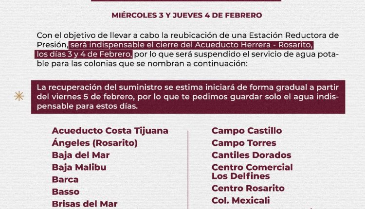 CESPT, Agua, desabasto