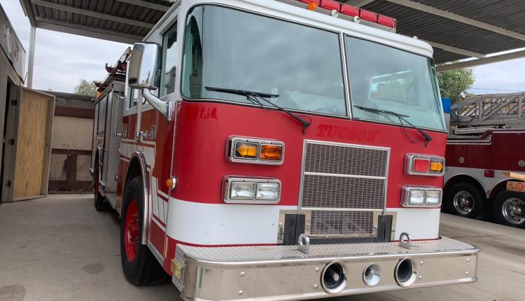 Unidad bombera, auxiliar, bomberos