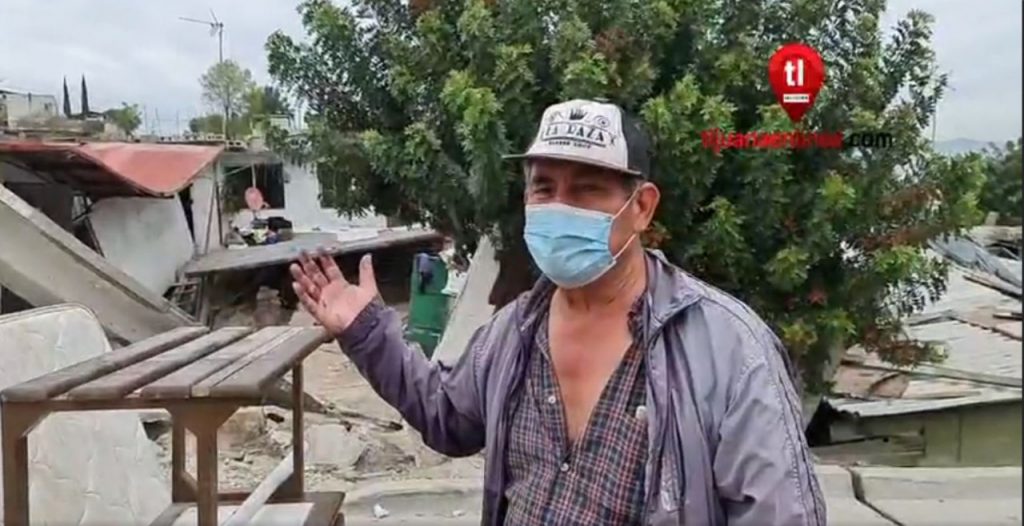 colonia 3 de octubre, Protección Civil, casas, hundimiento