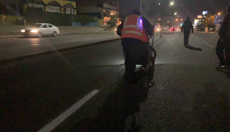 Jornadas nocturnas, calles, flujo vehicular