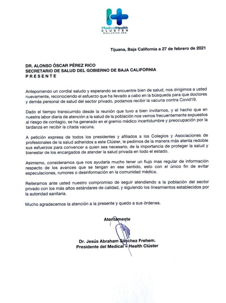 Pandemia, Clúster médico, Salud, médicos privados