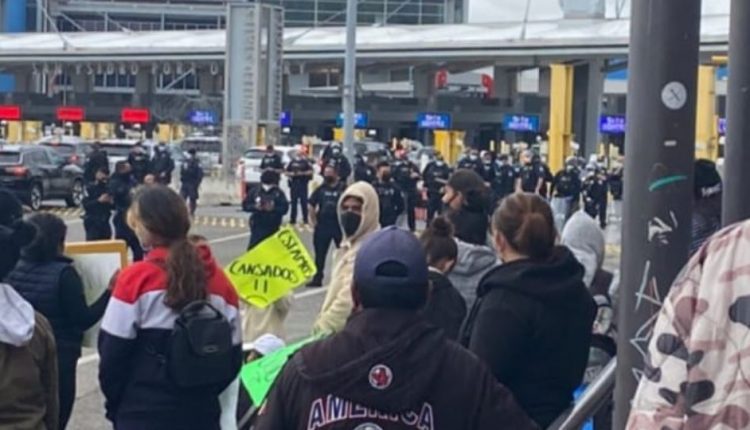Migrantes, SanYsidro, Protesta