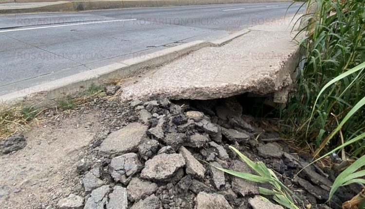 Bache, Hundimiento, Carretera