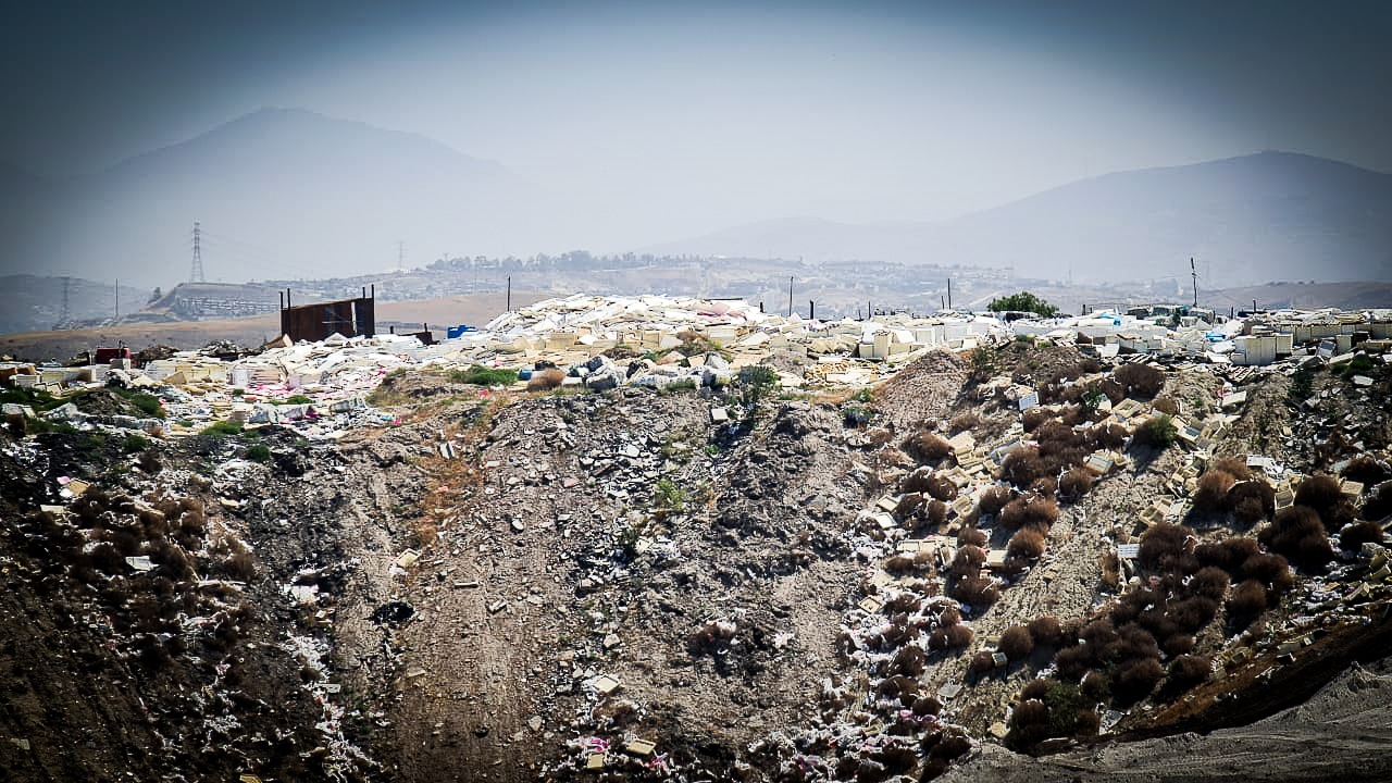 contaminación, El Realito, basura, Tijuana