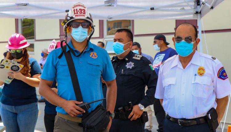 Araceli Brown, Ayuntamiento de Rosarito, Simulacro