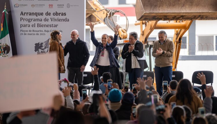La presidenta Claudia Sheinbaum inició en Playas de Rosarito el programa "Viviendas para el Bienestar", que ofrecerá hogares accesibles sin necesidad de créditos tradicionales.