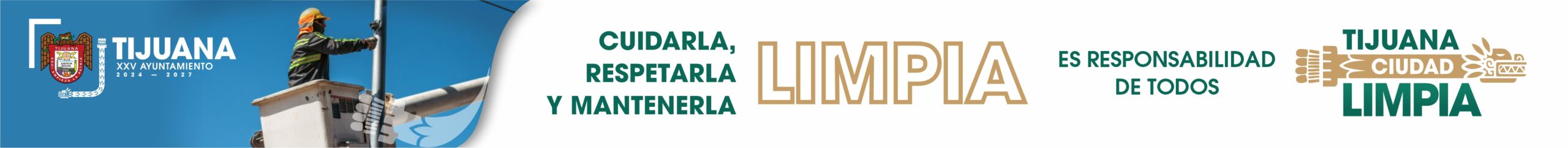 BANDERA CIUDAD LIMPIA TIJUANA INICIO